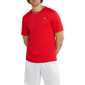 imageChampion Mens Tshirt Sport Tee Moisture Wicking Anti Odor Athletic Tshirt for Men Reg Or Big amp TallScarlet