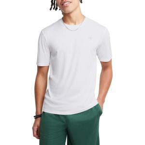 imageChampion Mens Tshirt Sport Tee Moisture Wicking Anti Odor Athletic Tshirt for Men Reg Or Big amp TallWhite