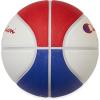 imageChampion Downtown Basketball  Durable Rubber Cover with Deep Channels for Better Control AntiBurst Butyl Bladder Includes Ball Pump for IndoorOutdoor PlayREDWHITEBLUE