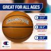 imageChampion Downtown Basketball  Durable Rubber Cover with Deep Channels for Better Control AntiBurst Butyl Bladder Includes Ball Pump for IndoorOutdoor PlayBLACKKNOCKOUT PINK