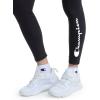 imageChampion Womens Performance Script Drawcord 78 Leggings FittedBlack  Script Logo