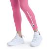 imageChampion Womens Performance Script Drawcord 78 Leggings FittedPink Cosmos  Script Logo