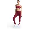 imageChampion Womens Performance Script Drawcord 78 Leggings FittedPomegranate  Script Logo