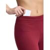 imageChampion Womens Performance Script Drawcord 78 Leggings FittedPomegranate  Script Logo