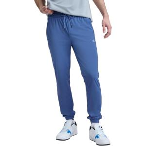 imageChampion Mens Sport Sweatpants Standard Fit Lighweight Moisture WickingCoastal Fjord  C Logo  Updated