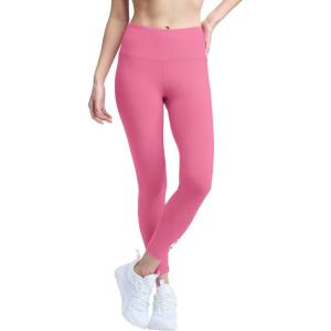 imageChampion Womens Performance Script Drawcord 78 Leggings FittedPink Cosmos  Script Logo