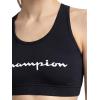 imageChampion Womens Champion Script Sports Bra Flexible FitBlack  Script Logo