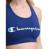 imageChampion Womens Champion Script Sports Bra Flexible FitBlue Depths  Script Logo