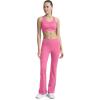 imageChampion Womens Flare Leggings Soft Touch Moisture Wicking Flared Pants for Women 315 Plus Size AvailablePink Cosmos