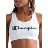 imageChampion Womens Champion Script Sports Bra Flexible FitBright White  Script Logo