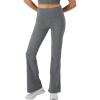 imageChampion Womens Flare Leggings Soft Touch Moisture Wicking Flared Pants for Women 315 Plus Size AvailableEbony Heather