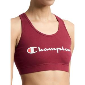 imageChampion Womens Champion Script Sports Bra Flexible FitPomegranate  Script Logo