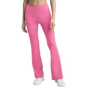 imageChampion Womens Flare Leggings Soft Touch Moisture Wicking Flared Pants for Women 315 Plus Size AvailablePink Cosmos