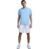 imageChampion Mens Performance 9 Mesh Shorts Standard Fit Lightweight Available in Regular and Big amp TallBright White  C Logo