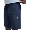 imageChampion Mens Performance 9 Mesh Shorts Standard Fit Lightweight Available in Regular and Big amp TallDeep Navy  C Logo