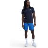 imageChampion Mens Performance 9 Mesh Shorts Standard Fit Lightweight Available in Regular and Big amp TallNebulas Blue  C Logo