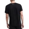 imageChampion Mens Performance Sport Crewneck Short Sleeve TShirt Standard Fit Lightweight BreathableBlack  C Logo