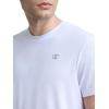 imageChampion Mens Performance Sport Crewneck Short Sleeve TShirt Standard Fit Lightweight BreathableBright White  C Logo