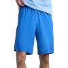 imageChampion Mens 10 Sport Knit Shorts Slim Fit LightweightNebulas Blue  C Logo