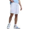 imageChampion Mens Performance 9 Mesh Shorts Standard Fit Lightweight Available in Regular and Big amp TallBright White  C Logo