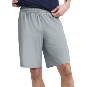imageChampion Mens 10 Sport Knit Shorts Slim Fit LightweightQuarry  C Logo