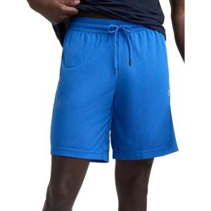 imageChampion Mens Performance 9 Mesh Shorts Standard Fit Lightweight Available in Regular and Big amp TallNebulas Blue  C Logo