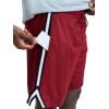 imageChampion Mens 10 Lacrosse Shorts Standard Fit Lightweight Available in Regular and Big amp TallPomegranate