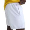 imageChampion Mens 7 Sport Knit Shorts Slim Fit LightweightBright White  C Logo