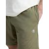 imageChampion Mens 7 Sport Knit Shorts Slim Fit LightweightBurnt Olive  C Logo