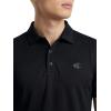 imageChampion Mens Performance Sport Polo Standard FitBlack  C Logo