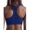 imageChampion Womens Infinity Racerback Sports Bra Moderate Support Seamless Moisture WickingBlue Depths  C Logo
