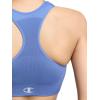 imageChampion Womens Infinity Racerback Sports Bra Moderate Support Seamless Moisture WickingCoastal Fjord  C Logo