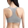 imageChampion Womens Infinity Racerback Sports Bra Moderate Support Seamless Moisture WickingOxford Gray Heather  C Logo