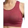 imageChampion Womens Infinity Racerback Sports Bra Moderate Support Seamless Moisture WickingPomegranate  C Logo