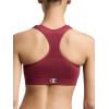 imageChampion Womens Infinity Racerback Sports Bra Moderate Support Seamless Moisture WickingPomegranate  C Logo