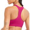 imageChampion Womens Sports Bra HighImpact Compression MoistureWicking FabricFantastic Fuchsia