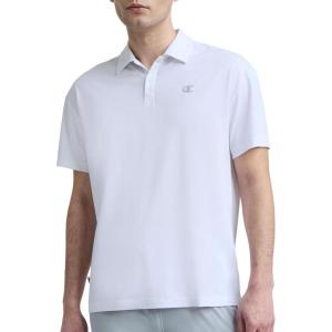 imageChampion Mens Performance Sport Polo Standard FitBright White  C Logo