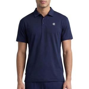 imageChampion Mens Performance Sport Polo Standard FitDeep Navy  C Logo