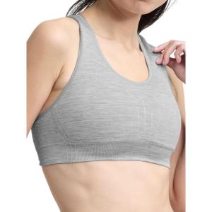 imageChampion Womens Infinity Racerback Sports Bra Moderate Support Seamless Moisture WickingOxford Gray Heather  C Logo