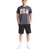 imageChampion Men Graphic Lounge ShortStandard Fit7 InseamScript LogoLightweight 100 Cotton JersyAvailable RegularBigTallBlack
