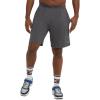 imageChampion Men Graphic Lounge ShortStandard Fit7 InseamScript LogoLightweight 100 Cotton JersyAvailable RegularBigTallGranite Heather  C Patch Logo