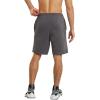 imageChampion Men Graphic Lounge ShortStandard Fit7 InseamScript LogoLightweight 100 Cotton JersyAvailable RegularBigTallGranite Heather C Logo