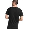 imageChampion Mens Classic Script Graphic Short Sleeve TShirt Standard Fit Tonal Logo Available in Regular and Big amp TallBlackBlack