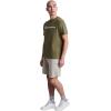 imageChampion Mens Classic Script Graphic Short Sleeve TShirt Standard Fit Tonal Logo Available in Regular and Big amp TallBurnt Olive