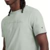 imageChampion Mens Classic Script Graphic Short Sleeve TShirt Standard Fit Tonal Logo Available in Regular and Big amp TallClever Sage