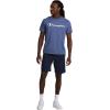 imageChampion Mens Classic Script Graphic Short Sleeve TShirt Standard Fit Tonal Logo Available in Regular and Big amp TallCoastal Fjord