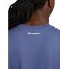 imageChampion Mens Classic Script Graphic Short Sleeve TShirt Standard Fit Tonal Logo Available in Regular and Big amp TallCoastal Fjord