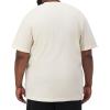imageChampion Mens Classic Script Graphic Short Sleeve TShirt Standard Fit Tonal Logo Available in Regular and Big amp TallNatural  Classic Script Logo