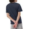 imageChampion Mens Classic Script Graphic Short Sleeve TShirt Standard Fit Tonal Logo Available in Regular and Big amp TallNavy  Tonal Script Logo