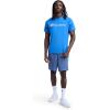 imageChampion Mens Classic Script Graphic Short Sleeve TShirt Standard Fit Tonal Logo Available in Regular and Big amp TallNebulas Blue